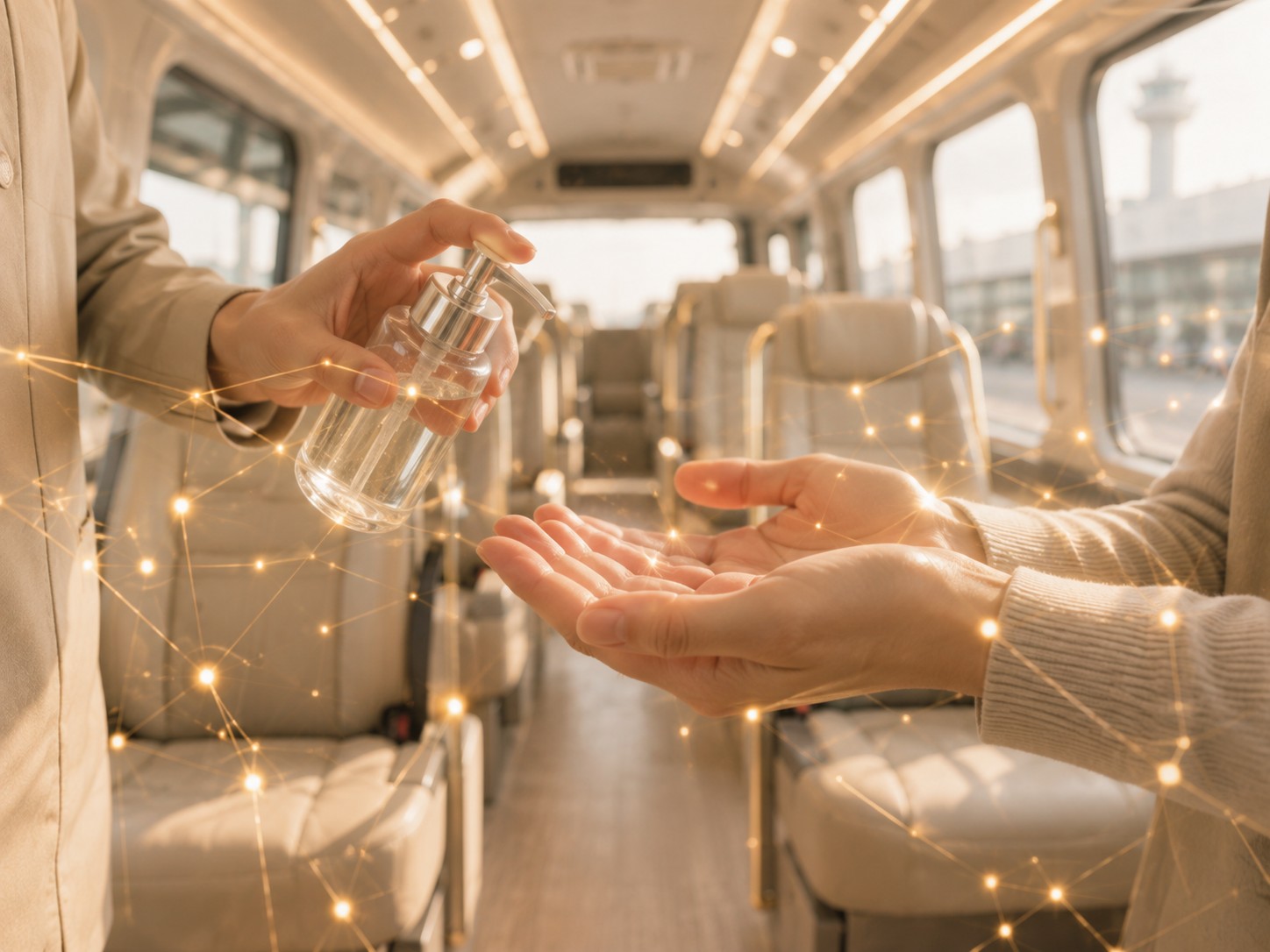 Driver & passenger hands
