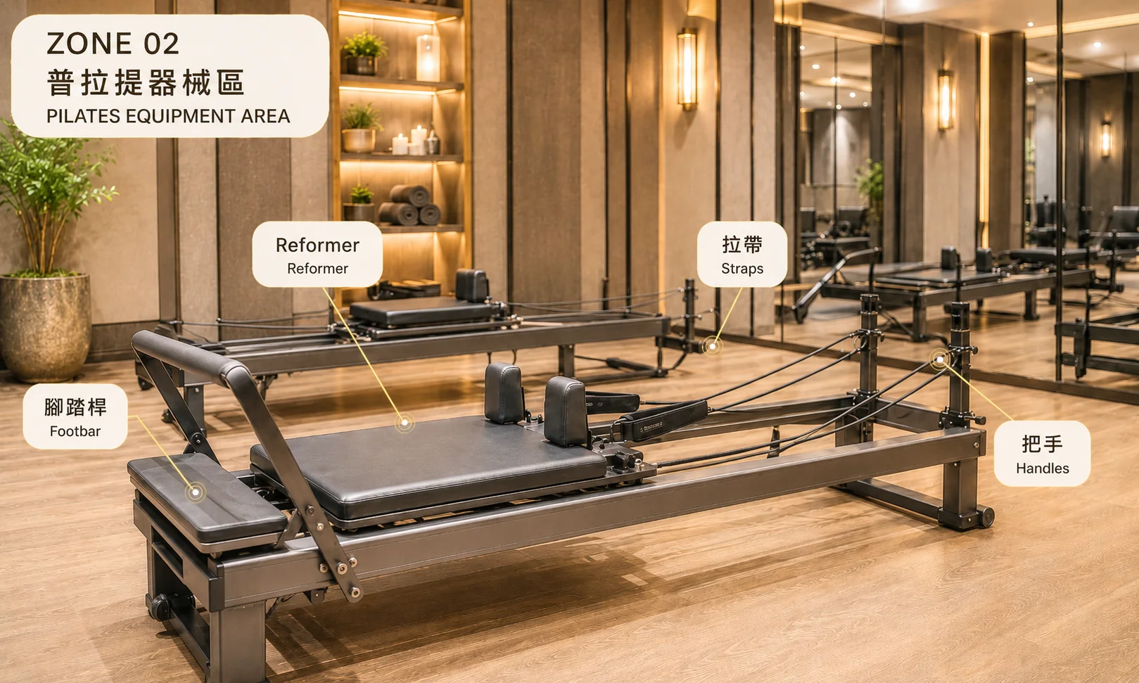 普拉提器械區