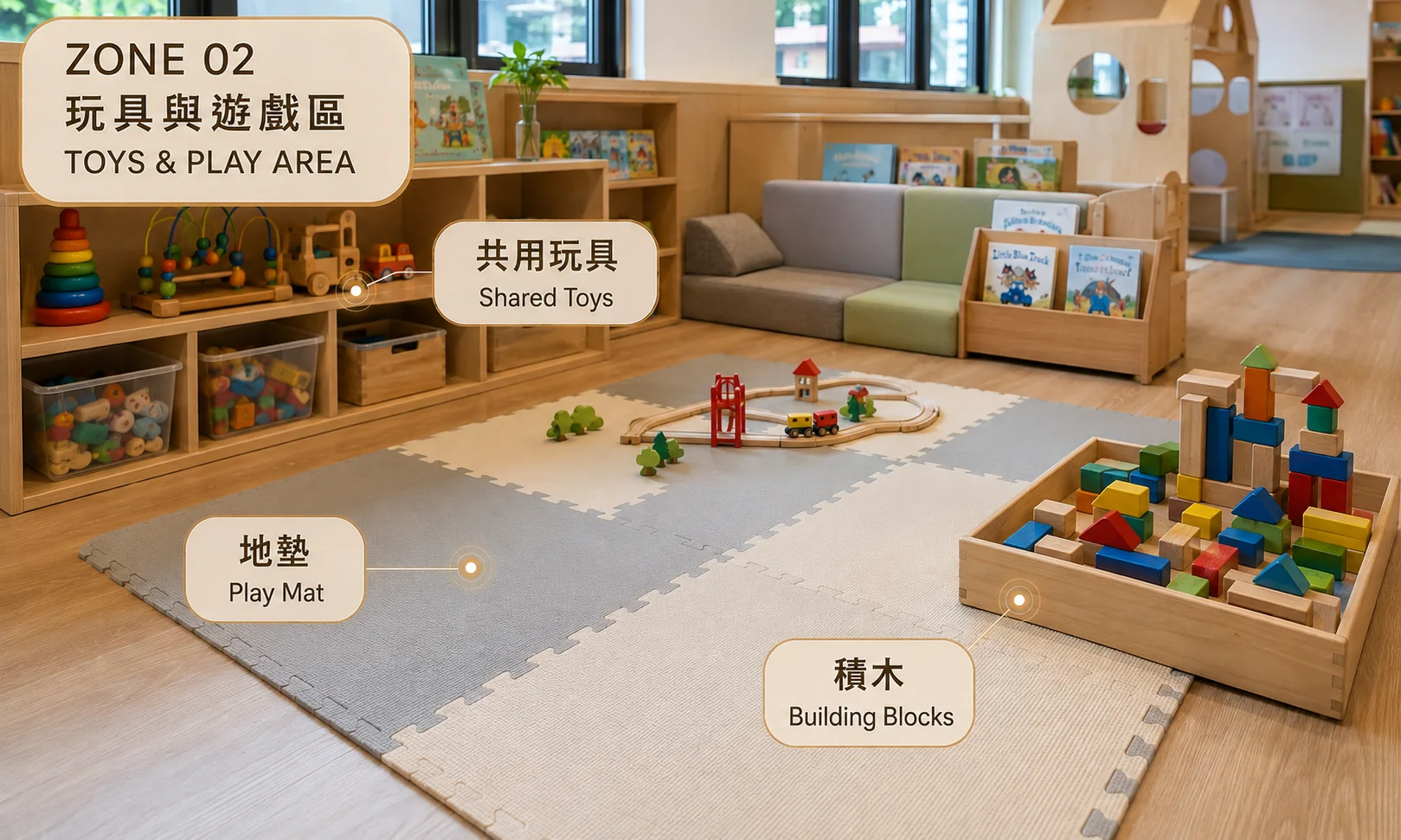 玩具與遊戲區